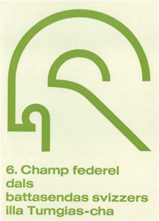 6. Bundeslager Domleschg 1966, Offizielle Postkarte